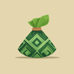 Islamic festival food icon vector