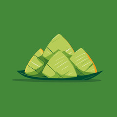 Ethnic ketupat flat design vector