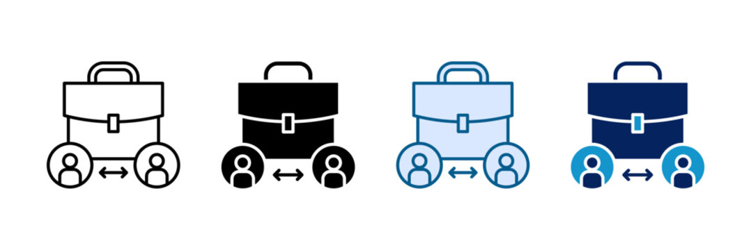 Job Offer Icon Set Multiple Style Collection