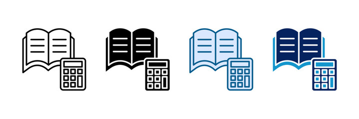 Expense Ledger Icon Set Multiple Style Collection