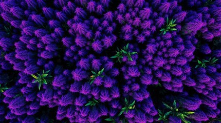 purple flowers