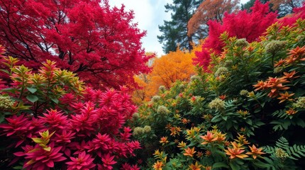 colorful autumn leaves