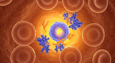 x-default Immune Response and Antibody Interaction