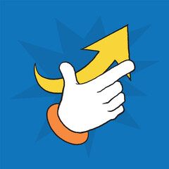 hand illustration state. icon digital product isolated design