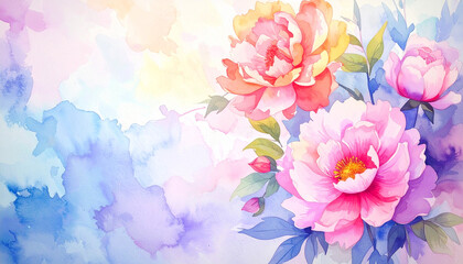 watercolor flowers