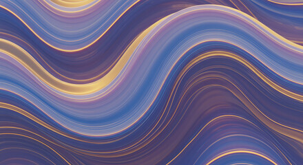 Abstract flowing wave design with dynamic gradient colors and luminous lines
