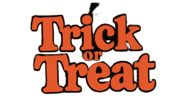Vibrant orange stylized text graphic displaying the iconic Halloween phrase 'Trick or Treat', perfect for festive seasonal designs and spooky holiday celebrations