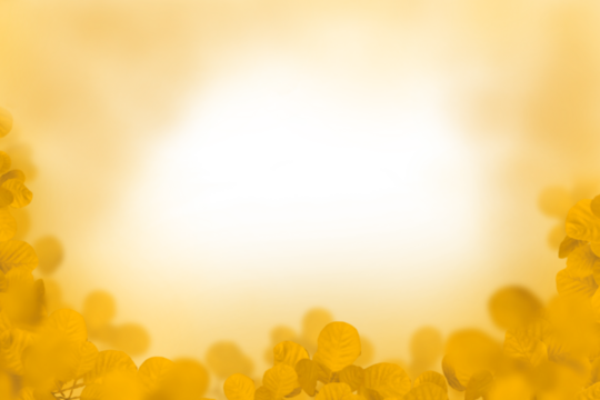 Yellow Abstract Background with White Pixelated Shape isolated on a transparent background