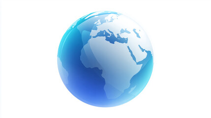 Naklejka premium blue globe icon