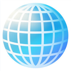 blue globe icon