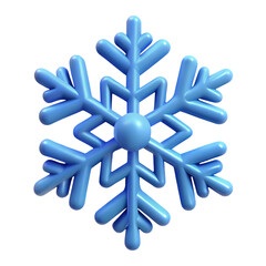 snowflake isolated on white background