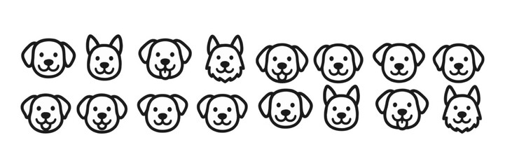 dog head icon 