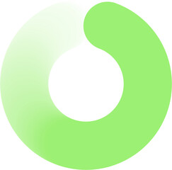 Green Circular Loading Animation – Smooth Progress Loop for App Dashboard and Infographic Design