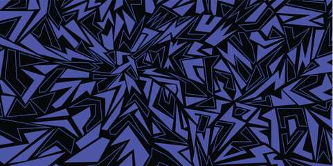 ilustration geometric abstract bacground blue black