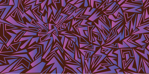 ilustration geometric abstract with gradient