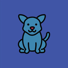 A cute dog illustration  AI generated