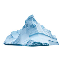  Iceberg isolated on transparent or on AI generated by PNG 