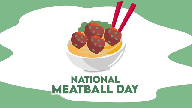 National Meatball Day with delicious meatballs