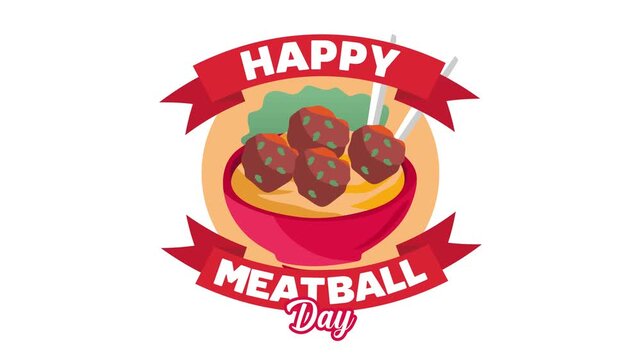 National Meatball Day with delicious meatballs