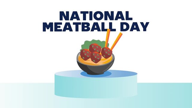 National Meatball Day with delicious meatballs