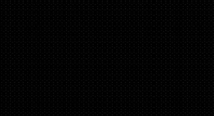 Seamless black background with tiny white dots forming mesh pattern, perfect for modern stationery designs.