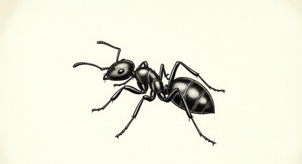 Ant insect biology drawing sketch illustration arthropod formicidae nature wildlife animal pest control art