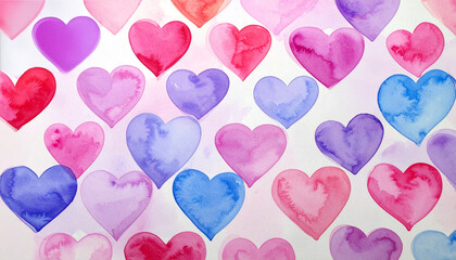  watercolor heart background