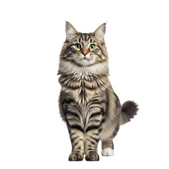 Fototapeta premium british cat isolated on white background