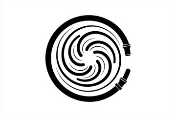 Hose and Water Spiral Icon