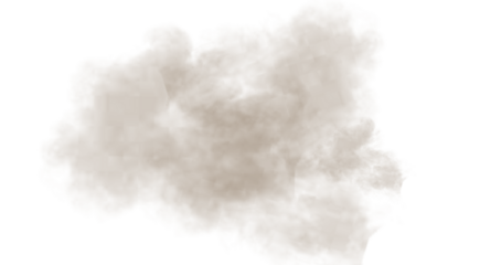 Pixelated brown abstract shape with green accents on black background