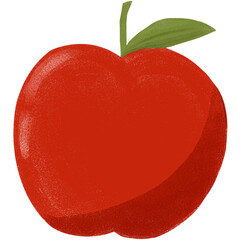red apple