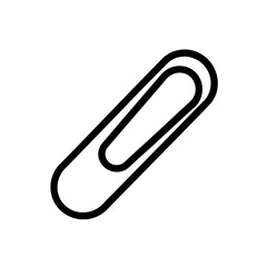 Illustration of a clip on transparent background silhouette