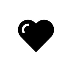 Heart Icon for Love Favorite and Like Symbol
