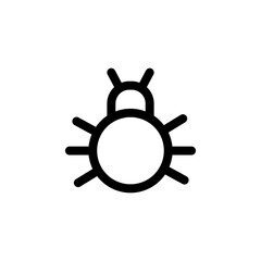 Bug Report Icon for System Error and Issue Tracking