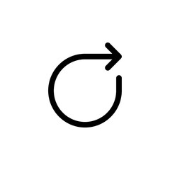 Reboot Icon for System Restart and Power Control