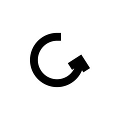 Reboot Icon for System Restart and Power Control