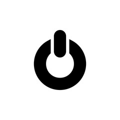 Power Button Icon for Device Control and Energy Switch