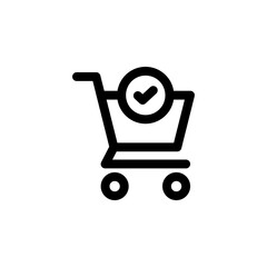 Checkout Icon for Online Shopping and Payment Process
