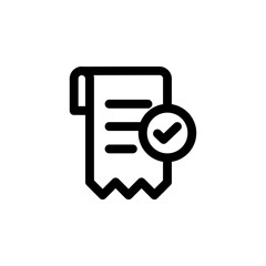Invoice Icon for Billing and Finance Document