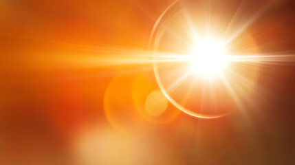 Obraz premium A vibrant sunrise radiating golden light, creating a warm and inviting atmosphere for outdoor activities and nature appreciation.