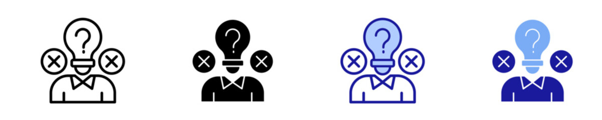 Emptiness  Icon Set Multiple Style Collection