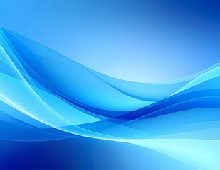 Fototapeta premium A serene abstract background featuring soft, flowing blue lines that gracefully intertwine, creating a calming and harmonious visual experience.