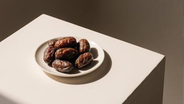 Dates on a Plate - A Simple Still Life Composition.