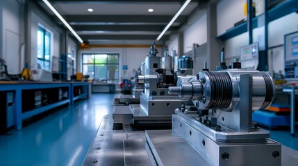 Precision Machinery and Equipment in Modern Manufacturing Workshop