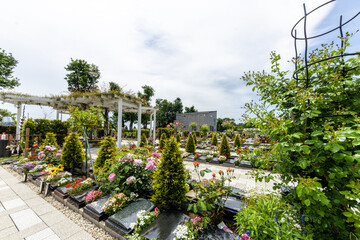 Obraz premium Beautiful Japanese cemeteries where flowers bloom - 46