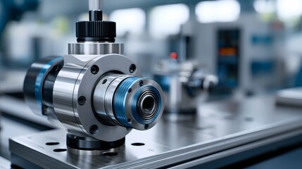 Precision Engineering Component in Modern Industrial Workshop Setting