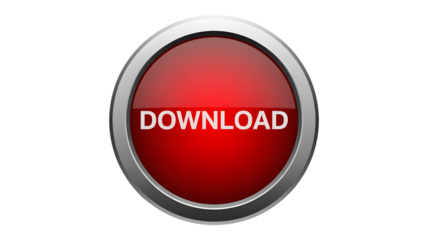 Bold red download button prompt for immediate online content acquisition