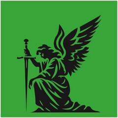 Ornamental Floral Design A classic black and white floral design element featuring elegant, curved leaves and intricate detailing. Perfect for use in decorative borders, logos