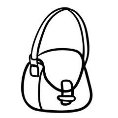 Hand drawn slingbag illustration vector graphic