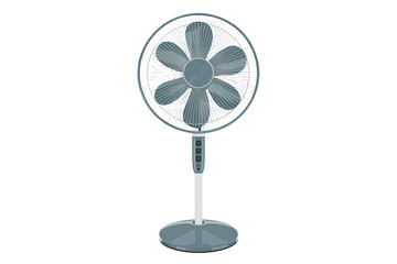 Cooling down with a stylish electric fan for home or office use